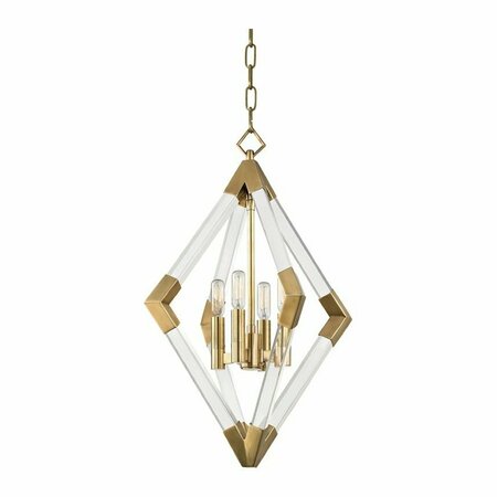 HUDSON VALLEY Lyons 4 Light Pendant 4617-AGB